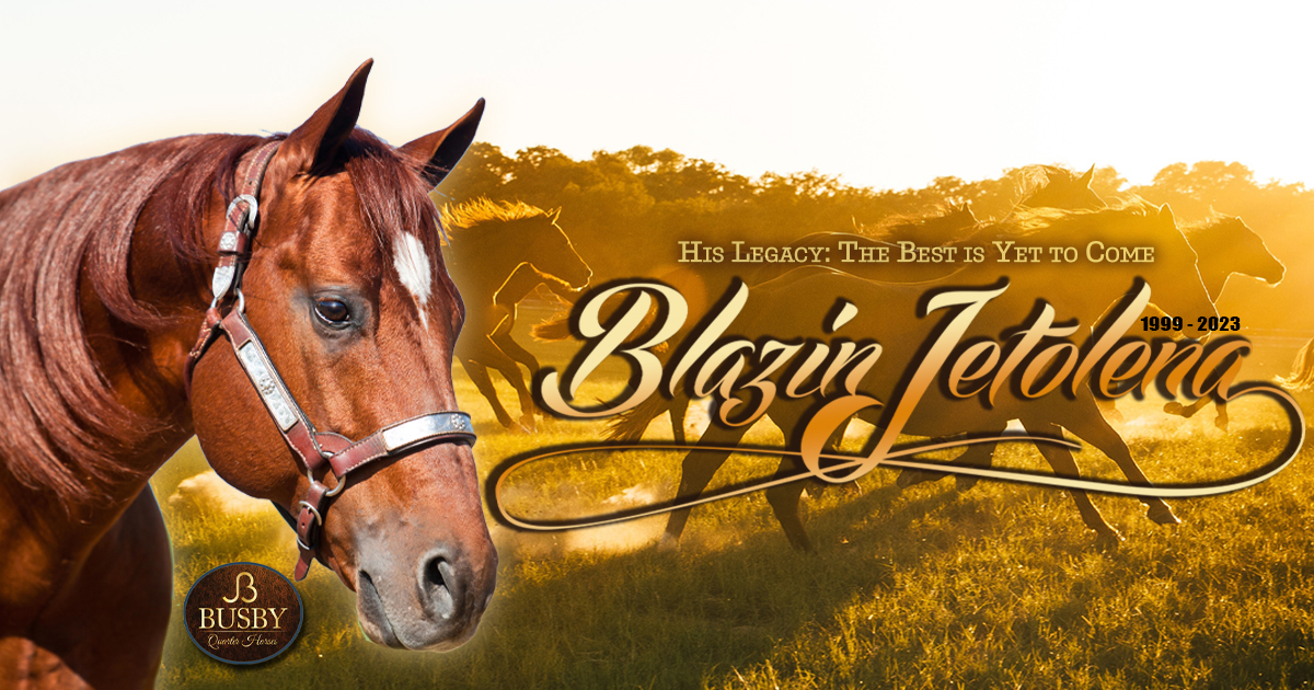 Blazin Jetolena's Legacy: The Best is Yet to Come
