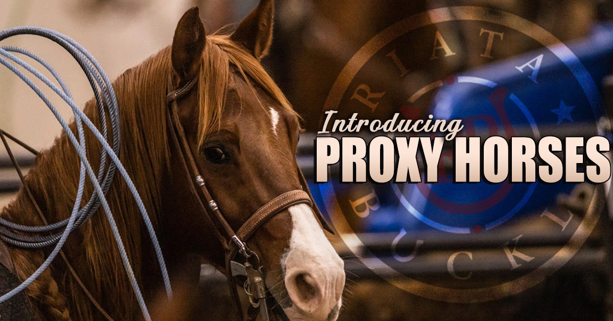 Riata Buckle Doubles Down with Proxy Horses
