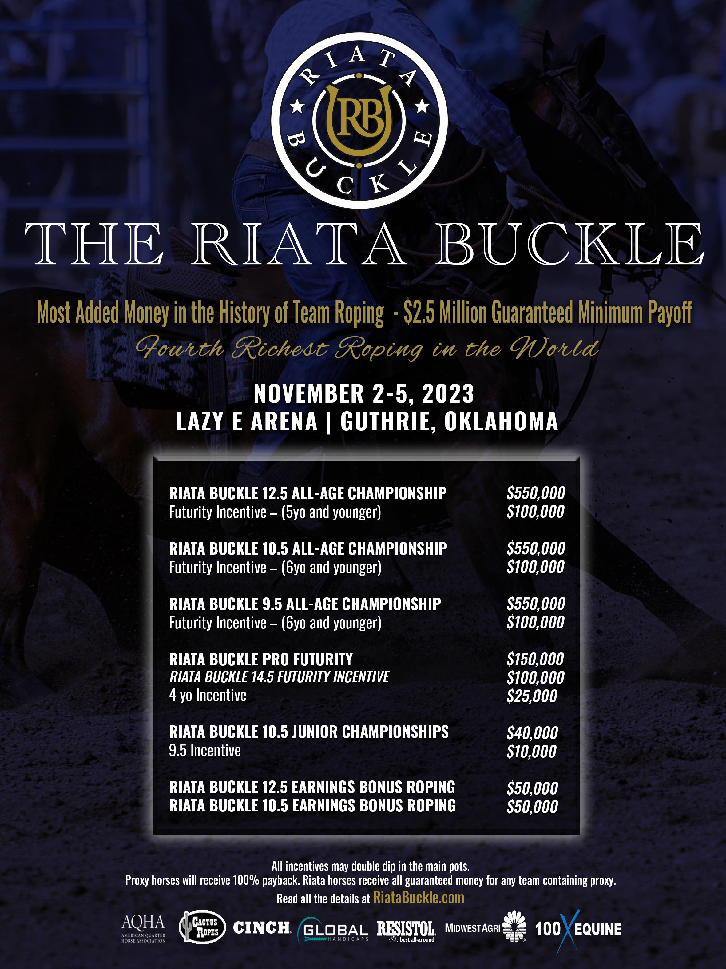 Event Ad for 2023 Riata Buckle