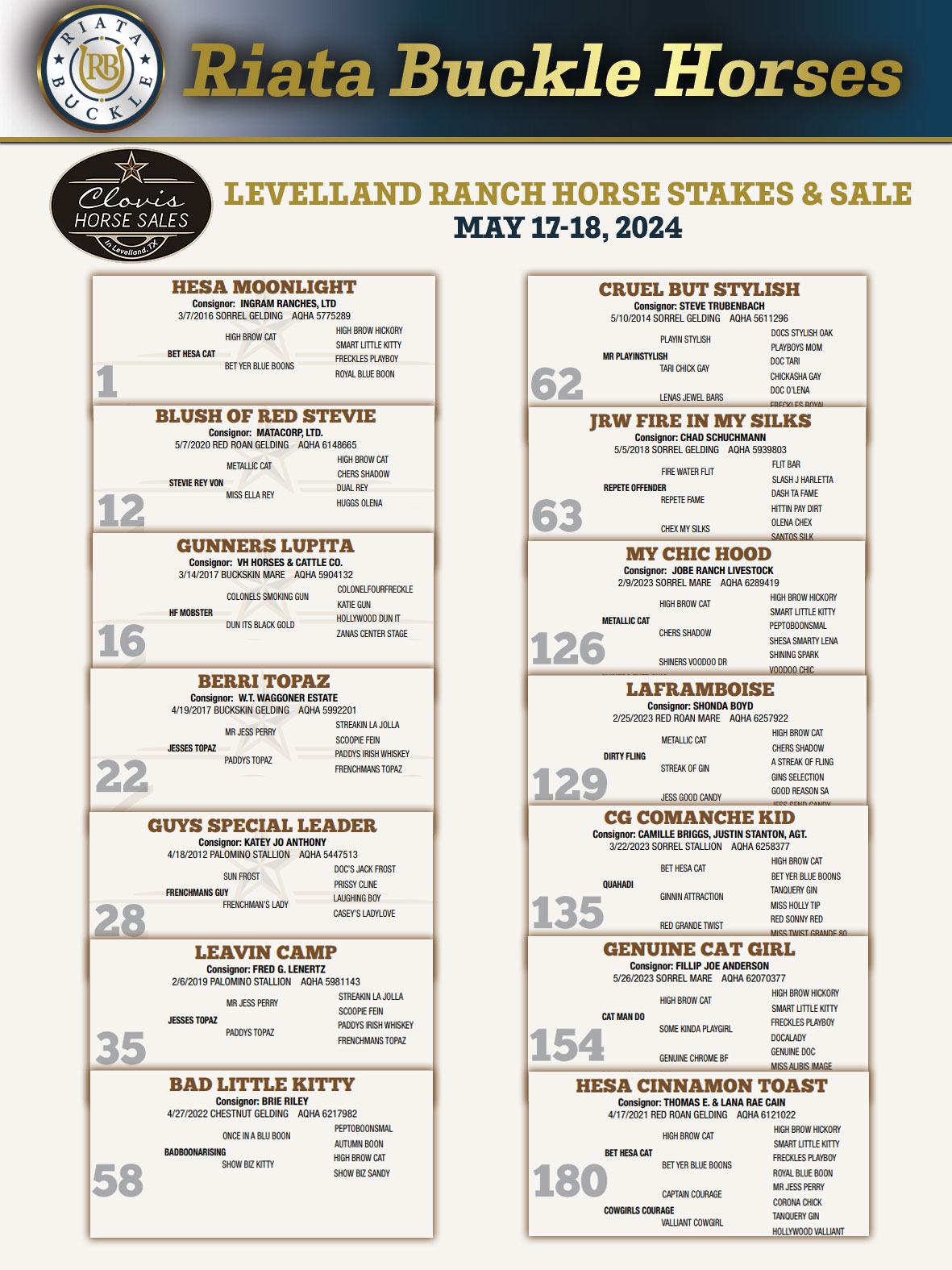 Event Ad for Clovis Horse Sale