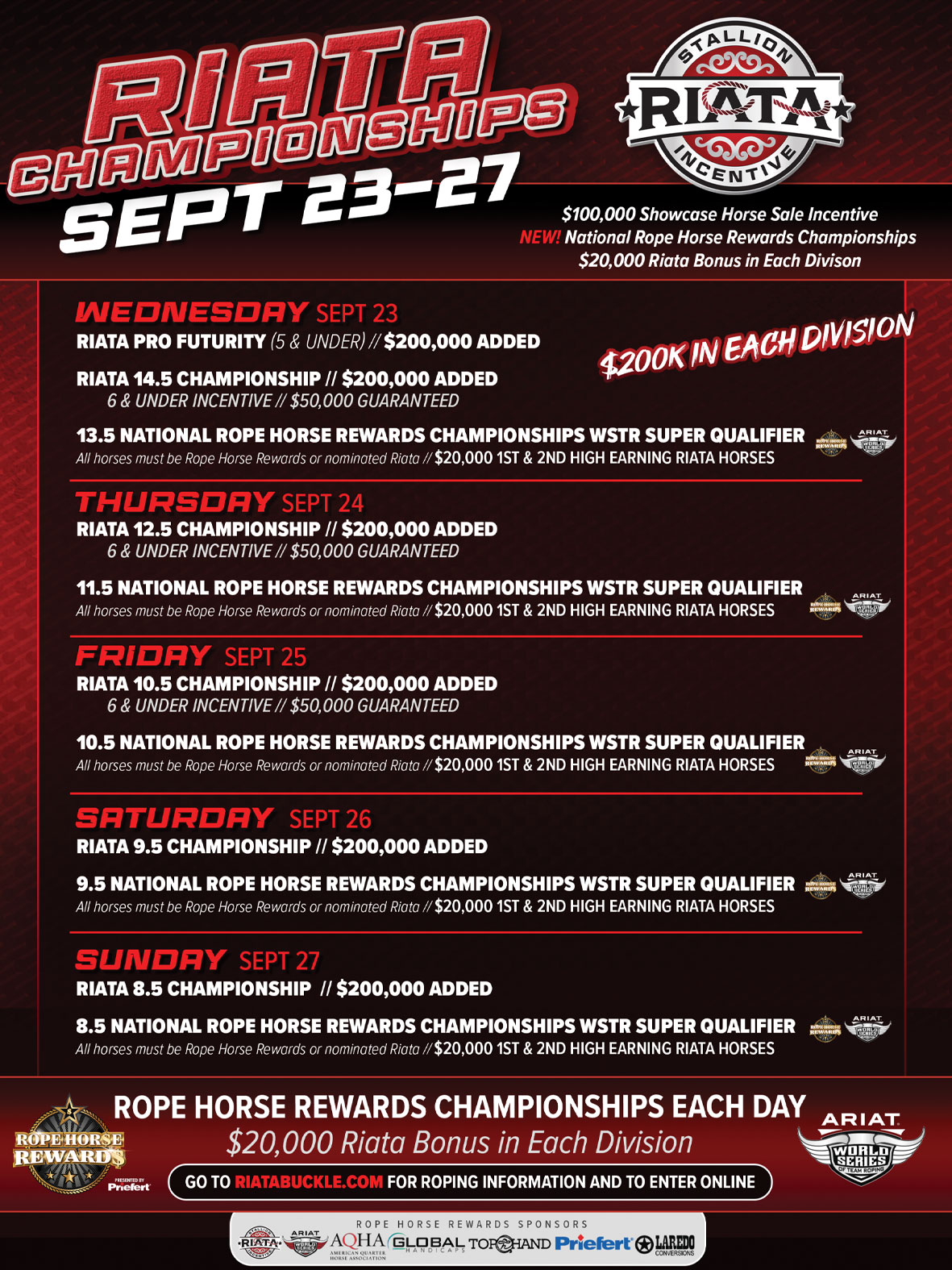 Event Ad for 2026 Riata Championships