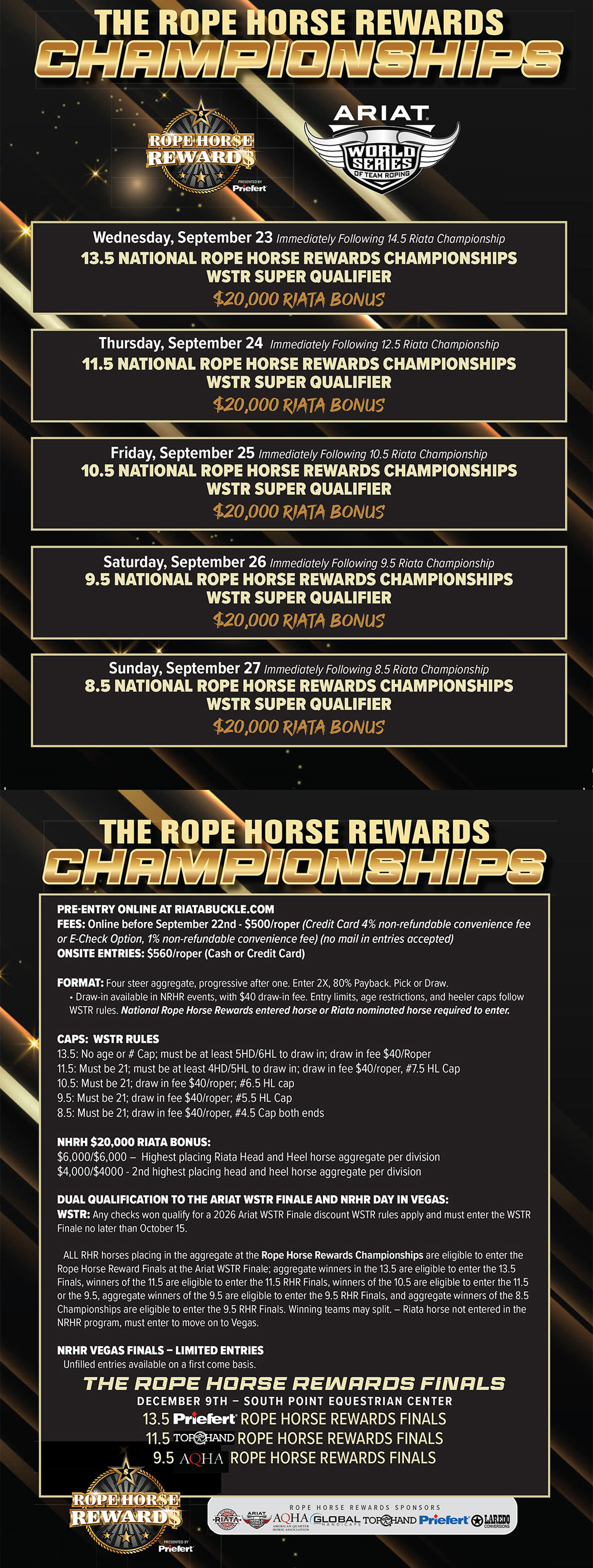 Event Ad for Rope Horse Rewards Championships