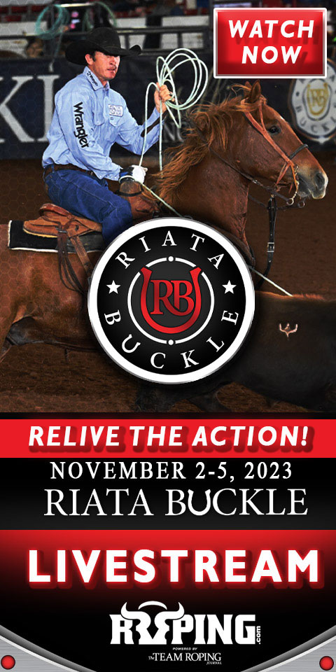 Relive the Action. Stream the 2023 Riata Buckle on roping.com.